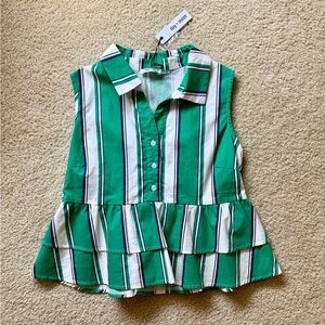 Plum stripe top – NWT